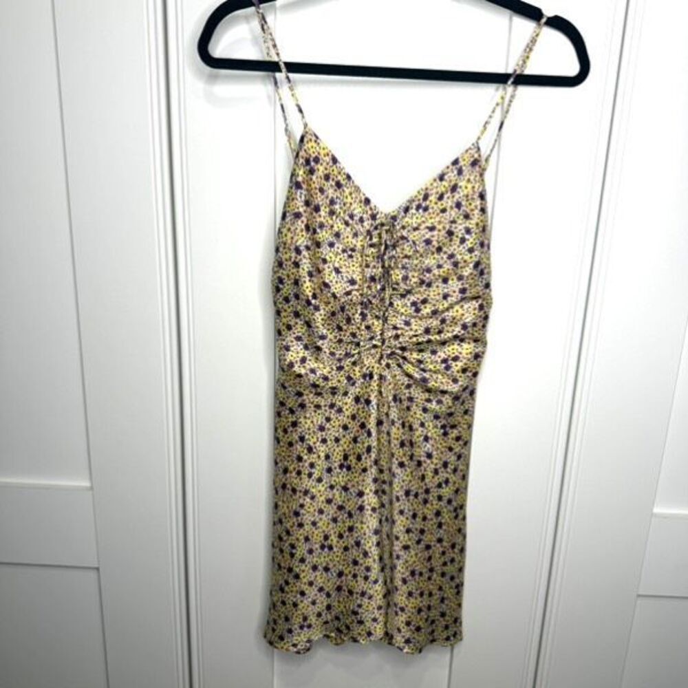 Zara XS Floral Summer Mini Dress (d1)